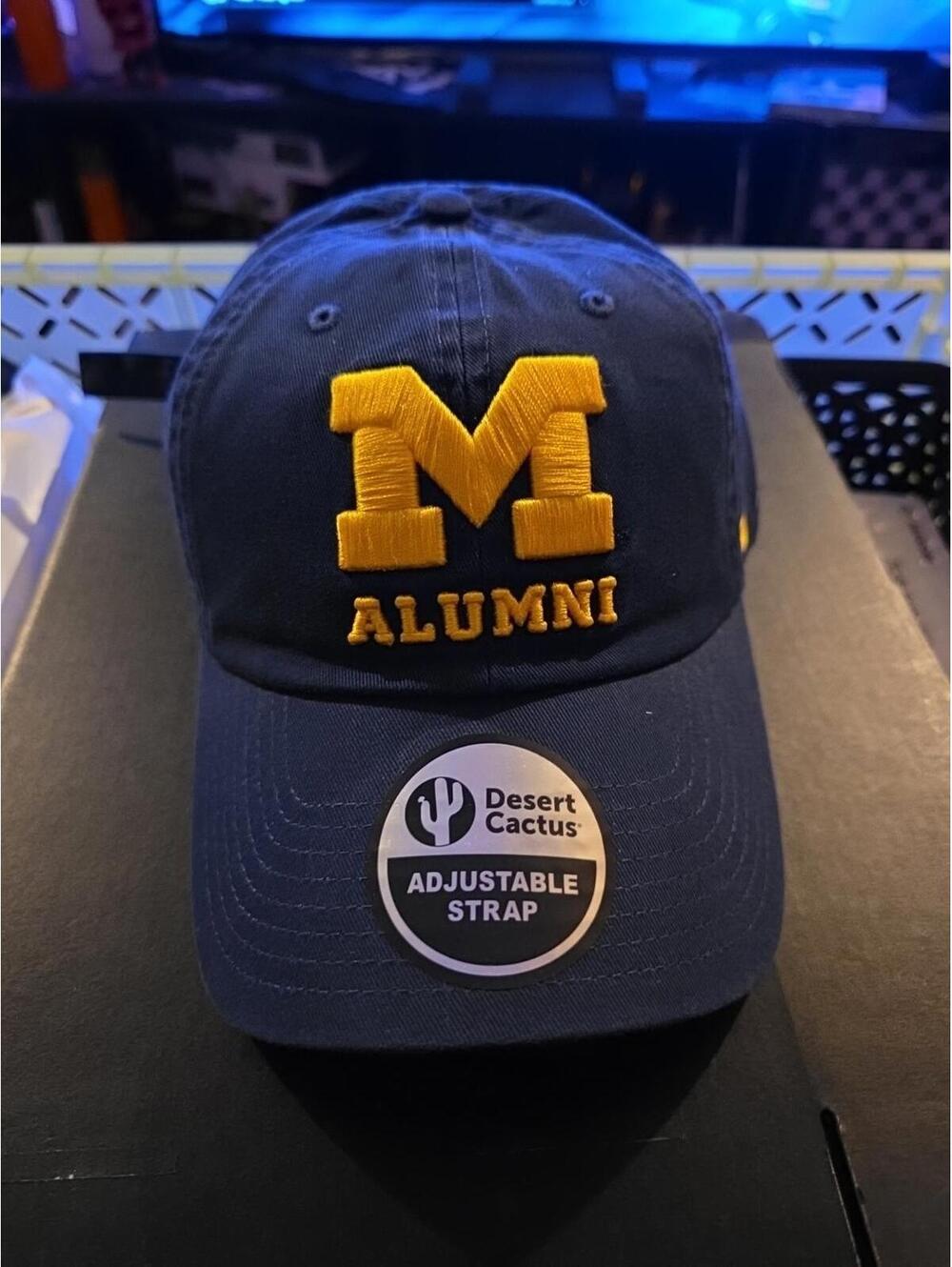 Desert Cactus University of Michigan Alumni Baseball Hat Wolverines